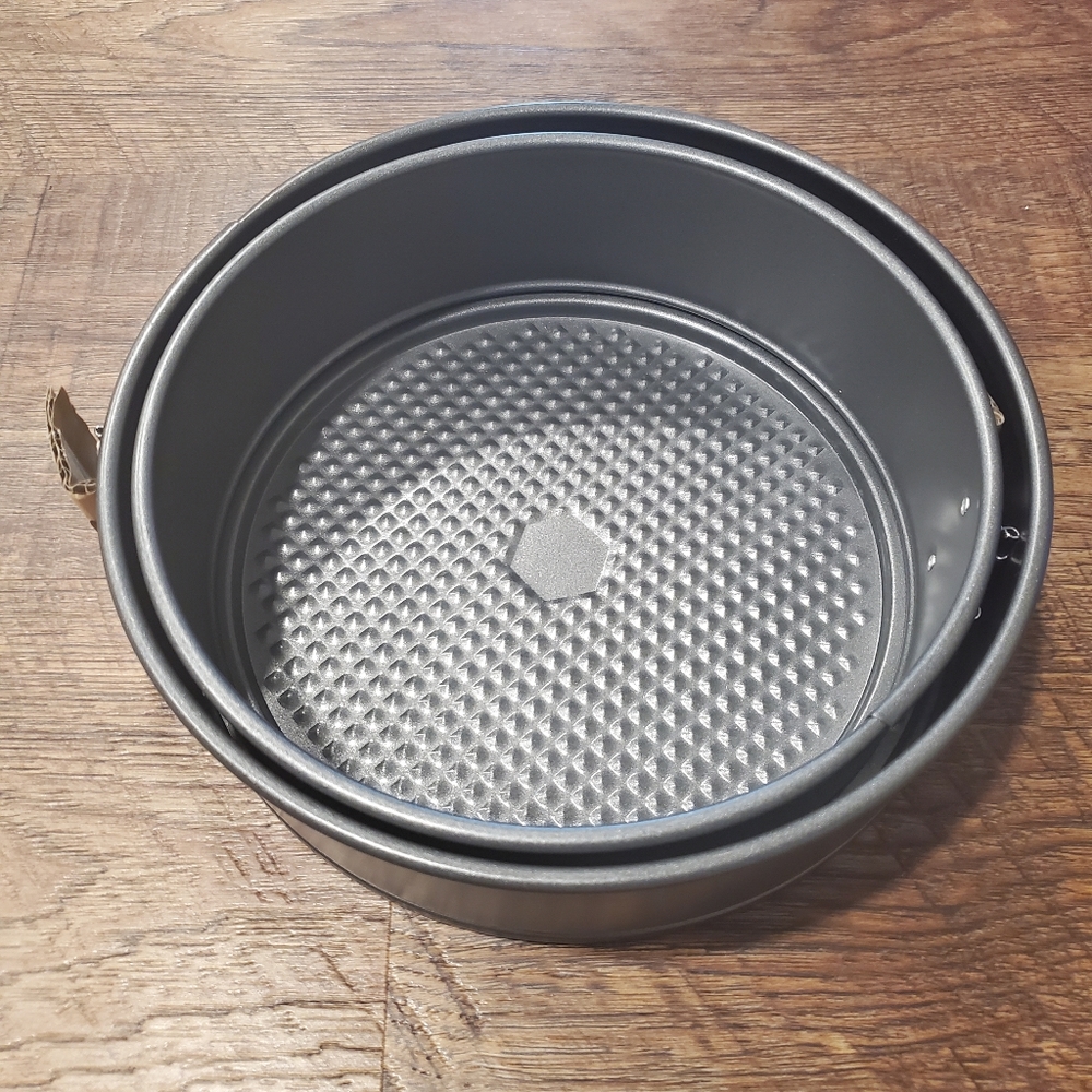 Bundle 2 Springfoam Pan Set Steel Premium Nonstick Cheesecake Bake Cook Kitchen
